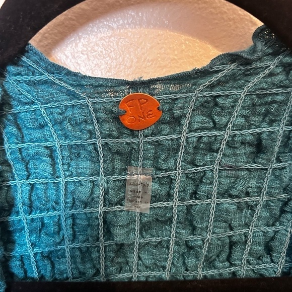 Free People One Angelica Light Weight Long Line Kimono Cardigan - Picture 5 of 8